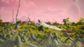 Biollante's and the insectoid monsters' territory