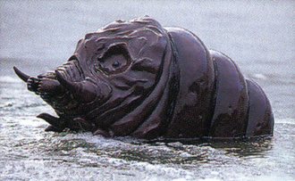 Mothra's larval stage in Godzilla, Mothra and King Ghidorah: Giant Monsters All-Out Attack