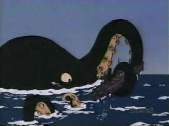 The Giant Octopus in Hanna-Barbera's Godzilla