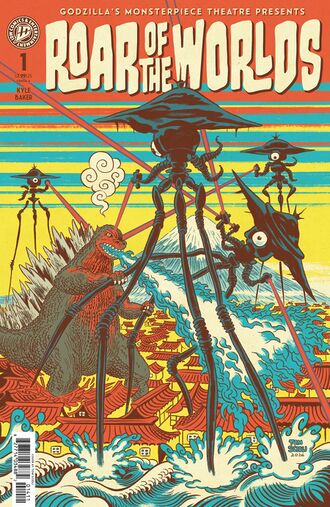 Cover A of Roar of the Worlds by Tom Scioli