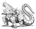 SpaceGodzilla concept art