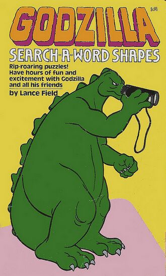 Godzilla Search-A-Word Shapes