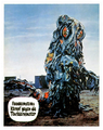 German Godzilla vs. Hedorah lobby card