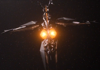 Zetton standing by in Shin Ultraman