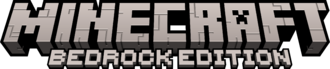 The Minecraft: Bedrock Edition logo