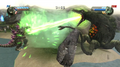 Biollante's beam in Godzilla: Unleashed