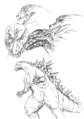 Godzilla concept art