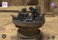 Display at the "Godzilla Colosseum" in XR World referencing Godzilla vs. Hedorah