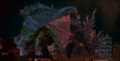 Orga tries to eat Godzilla