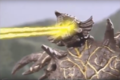 Dororin using his eye beams