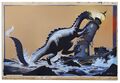 A painting depicting the sea monster's attack by James Bingham
