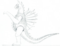 Gigan artwork from The Official Godzilla Compendium