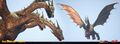 King Ghidorah models in GigaBash