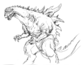 Godzilla concept art