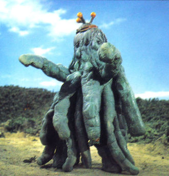 Jellar's kaiju form in Zone Fighter