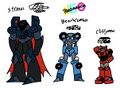 TFN Straxus, Beachcomber, & Cliffjumper