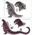 Godzilla fourth form concept art