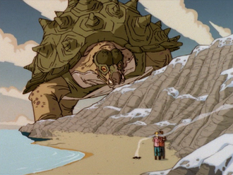 Giant Turtle in End of the Line