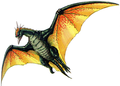 Fire Rodan concept art by Minoru Yoshida