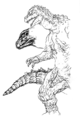 Godzilla concept art