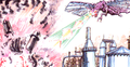 Battra Imago beams concept art