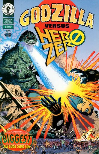 The cover for Godzilla versus Hero Zero