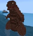 Godzilla (2016) third form in Minecraft: Bedrock Edition