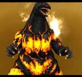 Burning Godzilla in Dragon Quest of the Stars