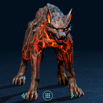 A Magma Jackal in Godzilla x Kong: Titan Chasers