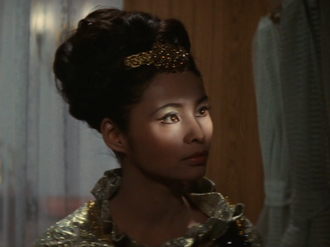 Princess Maas Doulina Salno, a descendant of the Venusians, in Ghidorah, the Three-Headed Monster