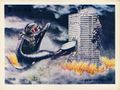 Japanese Gamera vs. Viras lobby card