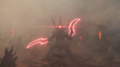 Gigan preparing to use his Burst Move