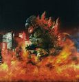 Godzilla 2000: Millennium poster art