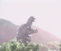 Godzilla moving to battle SpaceGodzilla
