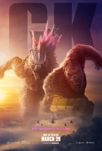 The second poster for Godzilla x Kong: The New Empire