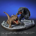 X-Plus Barugon coin bank with Gamera 1966