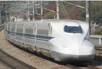 An N700 series Shinkansen