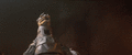 Mechagodzilla engages Godzilla in a beam lock in Godzilla vs. Mechagodzilla