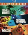 Warner Bros. Blu-ray set of Kong: Skull Island, Godzilla: King of the Monsters and Godzilla vs. Kong