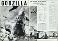 English Godzilla synopsis from Toho Films (1956)