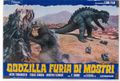 Italian Godzilla vs. Hedorah lobby card featuring Yonggary