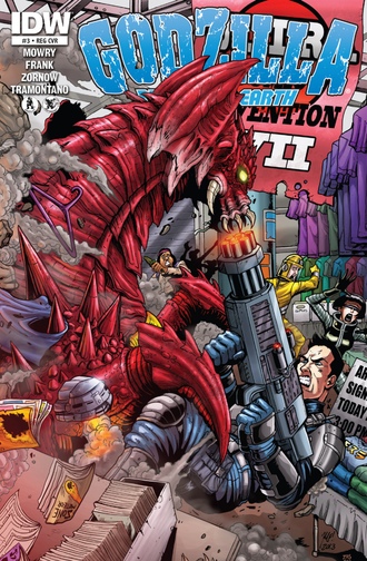 Cover A of issue #3 by Matt Frank