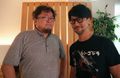 Shinji Higuchi with Hideo Kojima