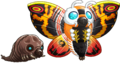 Mothra in Castle & Dragon