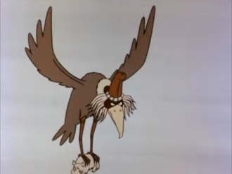 Giant Mondo Island bird