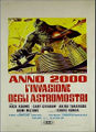 Italian Invasion of Astro-Monster poster
