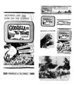 American Godzilla vs. The Thing ad sheet