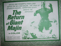 American Return of Giant Majin advertisement