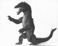 Harryhausen's second Rhedosaurus model