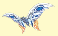 Armor Mothra concept art